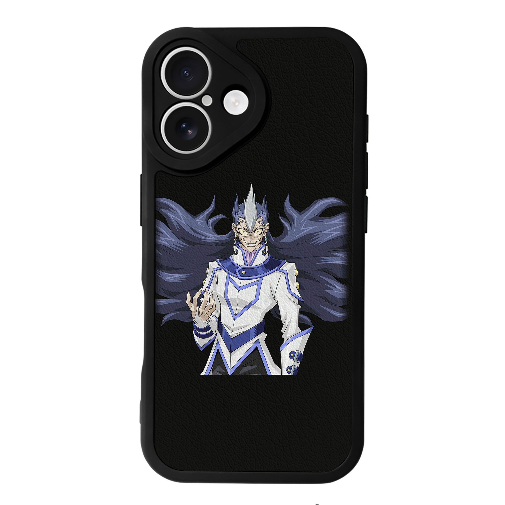 （画像用） 遊☆戯☆王 Yu-Gi-Oh! 【iPhone 16シリーズ対応】シリコンスマホケース（レザー調） 材質：シリコン
